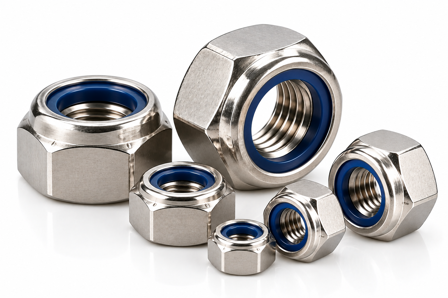 DIN 985 Nylock Nut – stainless steel fastener by Accurate Fastners