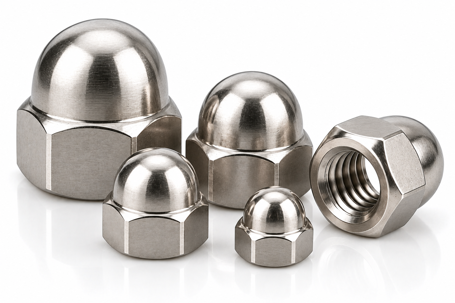 DIN 1587 Dome Nut – fastener relevant to food & beverage