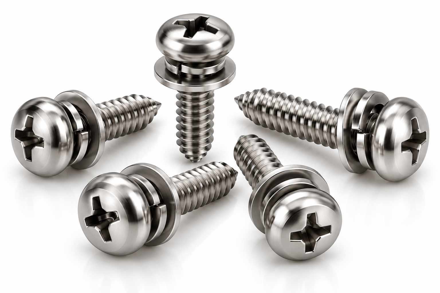 Phillips Pan Combi Screw with Washer – fastener relevant to electrical control panels & switchgear